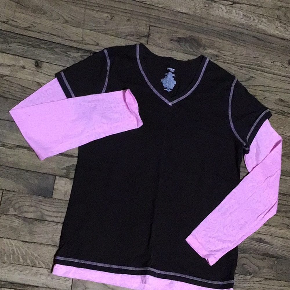 DANSKIN NOW LONG SLEEVE SHIRT